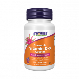 NOW Vitamin D-3 1000 IU, 180 таблеток