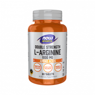 NOW L-Arginine 1000 mg, 60 таблеток