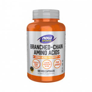 NOW Branched Chain Amino Acids, 120 капсул