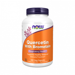 NOW Quercetin With Bromelain, 240 капсул