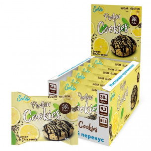 Solvie Protein cookies глазированное молочным шоколадом, 50 гр