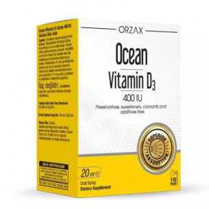 Orzax OCEAN VITAMIN D3 400 МЕ SPRAY, 20 мл