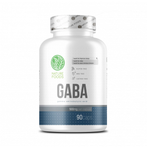 Nature Foods GABA 500 mg, 90 капсул