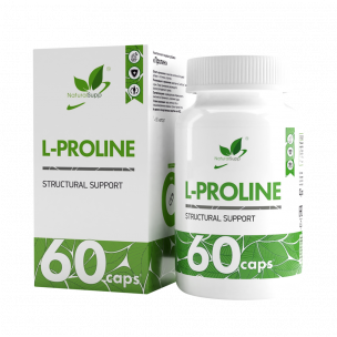 Natural Supp L-Proline, 60 капсул