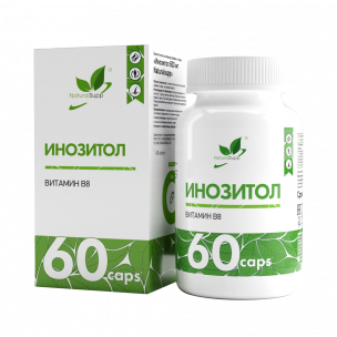 Natural Supp Inositol, 60 капсул