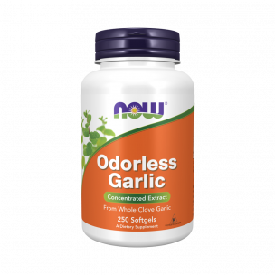 NOW Odorless Garlic, 250 капсул