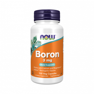 NOW Boron 3 mg, 100 капсул