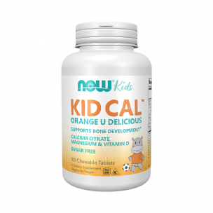 NOW Kid Cal Chewable, 100 таблеток