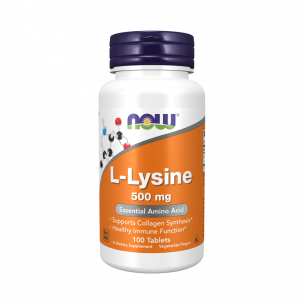 NOW L-Lysine 500 mg, 100 таблеток