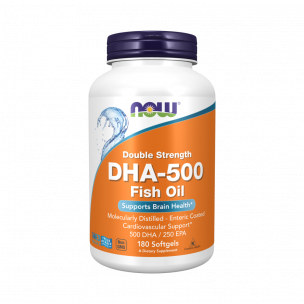 NOW DHA-500, 180 капсул