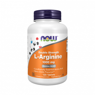 NOW L-Arginine 1000 mg, 120 таблеток