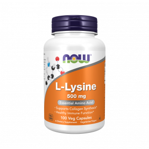 NOW L-Lysine 500 mg, 250 капсул