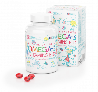 Tree of Life Omega 3 Kids, 90 капс