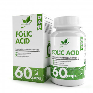 Natural Supp Folic Acid, 60 капс