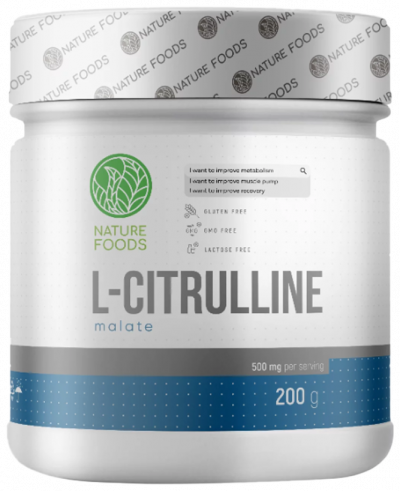Nature Foods L-Citrulline Malate, 200 грамм