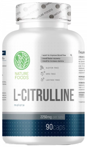 Nature Foods L-Citrulline Malate, 90 капсул