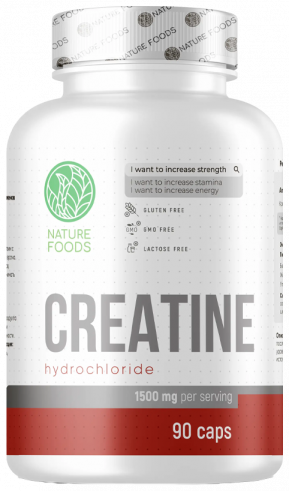 Nature Foods Creatine Hydrochloride, 90 капсул