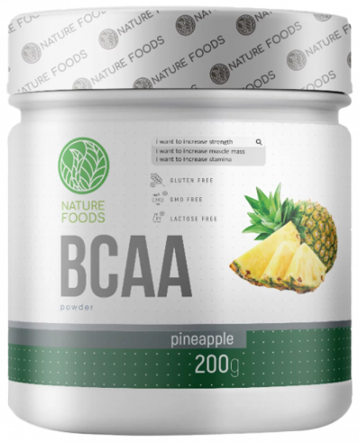 Nature Foods BCAA Powder, 200 грамм