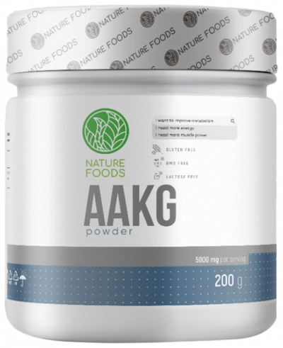 Nature Foods AAKG, 200 грамм