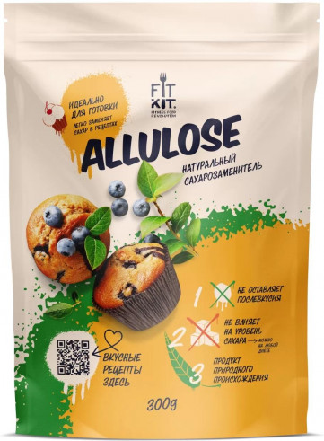 FitKit ALLULOSE сахарозаменитель, 300 гр