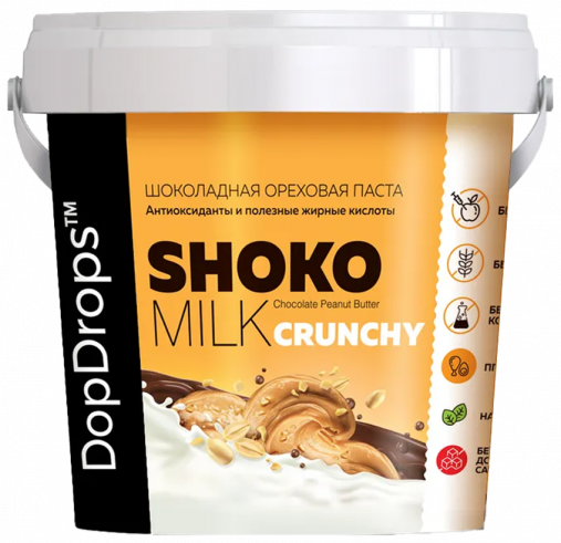 DopDrops Shoko Milk Crunchy, 1000 грамм