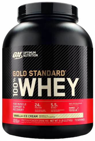 Optimum Nutrition ON - Gold Standard 100% Whey, ОН - Голд Стандарт 100% Вей, 2270 грамм