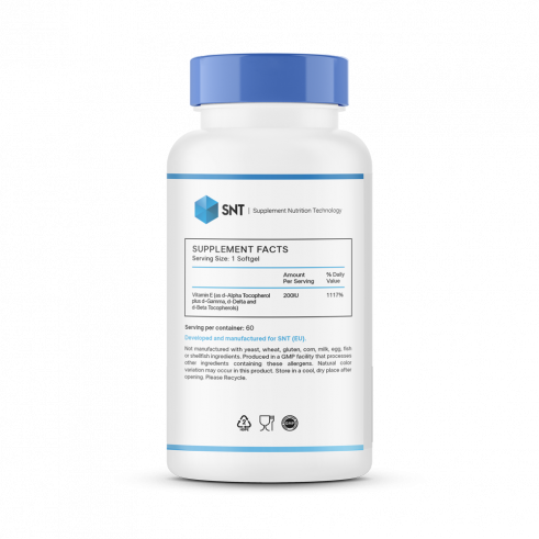 SNT Vitamin E, 60 капсул