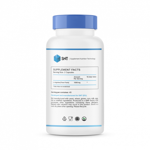 SNT L-Arginine 500 mg, 90 капсул