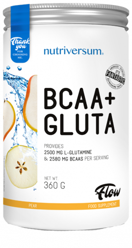 Nutriversum Flow BCAA + Gluta, 360 грамм