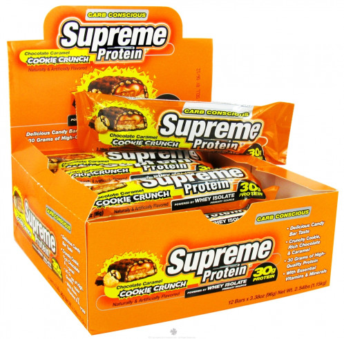 Supreme Protein Carb Conscious Bar, 12 шт