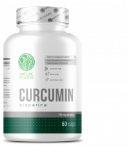 Nature Foods Curcumin+Bioperine, 60 капсул