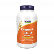 NOW Omega-3-6-9 1000 mg, 250 капсул