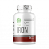 Nature Foods Iron Bisglycinate 18 mg, 100 капсул
