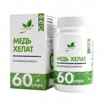Natural Supp Chelated Copper, Хелат Меди, 60 капсул