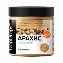 DopDrops Арахисовая Паста Без Добавок, 500 грамм
