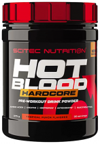 Scitec Nutrition Hot Blood Hardcore, Хот Блад Хардкор, 375 грамм