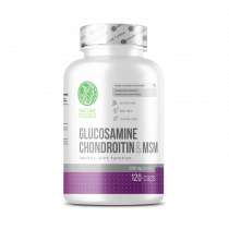 Nature Foods Glucosamine + Chondroitin + MSM, 120 капсул
