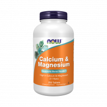 NOW Calcium &amp; Magnesium, 250 таблеток