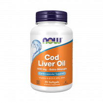 NOW Cod Liver Oil 1000 mg, 90 капсул