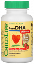 ChildLife Pure DHA, Чистая ДГК, 90 капсул