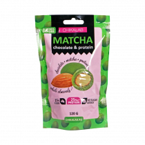 Chikalab Драже &quot;Миндаль в белом шоколаде с зеленой матчей&quot;, 120 грамм